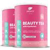 Nature's Finest Beauty Tea with Hyaluron and Biotin 1+1 | Idratazione della pelle | Tè funzionale | Anti-Aging | ProHyaluron™ | Biologico | Vegano | collagene