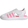 adidas Summer Closed Toe Water, Sandali Unisex - Bambini e ragazzi, Ftwr White Beam Pink Clear Pink, 33 EU