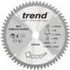 Trend Lama per sega CraftPro TCT a gancio negativo, diametro 190 mm x 60 denti x foro 20 mm, punta in carburo di tungsteno, CSB/CC19060T