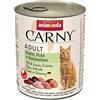 animonda Carny Adult, cibo umido per gatti, Pollo, Tacchino + Coniglio 6 x 800 g