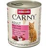 animonda Carny Adult, cibo umido per gatti, Manzo, Pute + Gamberetti 6 x 800 g