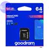 GOODRAM microSD 64GB GOODRAM SDXC c10 UHS-I/U1 M1AA con adattatore 100R/10W - M1AA-0640R12