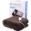 Mobiclinic, Coperta elettrica, Termica con telecomando, Consumo molto basso, 160x120 cm, Temperatura regolabile su 3 livelli, Per letto e divano, Lavabile, Spegnimento automatico