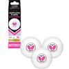 Butterfly 3 stelle R40+ | Palline da tennis da tavolo professionali bianche di qualità superiore (confezione da 3) | Palline da tennis da tavolo per competizioni ottimamente bilanciate