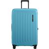 Samsonite Nuon valigia trolley da stiva espandibile, 4 ruote, 75 cm, metallic ocean blu