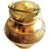 Terrapin Trading Ltd Ottone Mini Kamandal Ganajal Prete Acqua Utensile Vaso Holy Lota Latte Incenso A