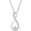 Elli Collana Donna Ciondolo Infinito Prezioso con Cristalli in Argento Sterling 925