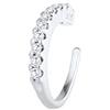 Elli Orecchini da donna in argento Sterling 925 con zirconi, misura unica, Cristallo, Senza gemme