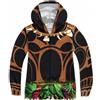Lito Angels Costume Oceania per Bambino, Giacca Felpe con Zip e Ragazza con cappuccio rosso, Taglia 7-8 anni
