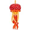 Zappi Co Peluche per bambini, farcito di peluche, parte della collezione Safari Animals, perfetto per bambini (altezza 15 cm) (medusa rossa)