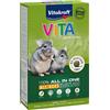 Vitakraft Vita Special All Ages, alimento principale per cincillà, con erbe di prato ed erbe aromatiche, per una digestione ottimale, senza l'aggiunta di zuccheri e cereali (1x 600g)