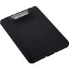 Viquel - Porta blocco in plastica con scomparto portafogli e penna - Supporto a clip A4 - Nero
