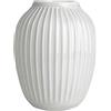 HAK Kähler Vaso Kähler H25,5 cm Hammershøi Design danese per fiori Fatto a mano, bianco