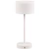 RL LIVE YOUR LIGHT Reality LED Lampada da tavolo senza fili Jeff R59151131, Metallo Bianco opaco, incl. LED da 1,5 Watt, 4x Touch