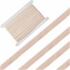 GORGECRAFT 10iardaX15mm Nastro Elastico in Silicone Fascia Elastica in Silicone Antiscivolo con Cinghia in Gomma Elasticizzata da 5 mm Cintura per Artigianato Fai-da-Te Intimo Reggiseno Fascia