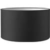 home sweet home collection Home Sweet Home Moderno Paralume Bling | cilindro | 40/40/22cm | Nero | Paralume in tessuto di cotone | per attacco lampadina E27 | testato RoHS | per lampada da terra, lampada da parete