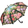 VON LILIENFELD® Ombrello Fiore Giardino di Rose Pioggia Lungo Classico Automatico Donna Uomo