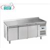 Forcold - Tavolo Refrigerante, Temp.-18 -22C, 3 Porte ed Alzatina, con Monoblocco, Sistema plug-in, Classe E, mod. M-GN3200BT-FC