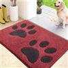 FCSDETAIL Zerbino Interno 50 x 80 cm, Tappetino Antiscivolo e Lavabile in Lavatrice, Tappetino d'Ingresso Assorbenti per Cane, Ingresso, Porta, Corridoio