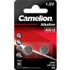 Camelion 120 50212 AG 12 LR43 ricaricabile, Multicolore (Confezione da 2)