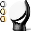 Wopigh Lampada per luce diurna, lampada per terapia della luce da 10000 Lux senza UV, (Nero)