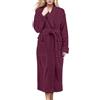 Vestaglia Donna Invernale Pile Corta: Vestaglia Calda per Casa Elegante  Camicia da Notte Donna Manica Lunga Sexy Flanella Accappatoio Microfibra  con