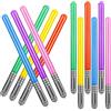 JSMTKJ 12 Pezzi Gonfiabile Star War Light Saber Sword Stick Balloons, Palloncino Spada Gonfiabile Giocattolo per i rifornimenti del Partito Bomboniere per Feste 6 Colore