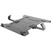 ICY BOX Supporto per Laptop o Tablet, Accessorio per Montaggio VESA 75x75 e 100x100, Larghezza Regolabile, Fissaggio, Acciaio, IB-MSA101-LH