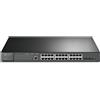 Tp-Link TL-SG3428XMP Switch di Rete Gestito L2+ Gigabit Ethernet 10-100-1000 Supporto Power Over Ethernet Nero
