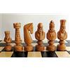 Master of Chess Scacchiera in Legno "CESAR" 60 cm - Fatto a Mano Grandi Set di Scacchi Pieghevoli per Bambini e Adulti - Costruzione Solida