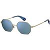 Polaroid PLD 6067/S Occhiali da Sole, Oro Blu, 53 Unisex-Adulto