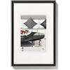 walther design cornice nera 40 x 50 cm Sedia in alluminio Telaio in alluminio AJ050B