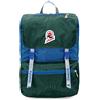 Invicta Zaino Jolly Vintage, Verde/Blu, 13'' Tasca Pc, Icon, 18 Lt