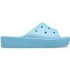 Crocs Classic Platform Slide, Sandali a Ciabatta Donna, Vanilla/Multi, 34/35 EU