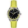 Breil, Collezione Mate, Orologio da Uomo, Orologio Solo Tempo, Sportivo e Multifunzione, con Cinturino, Rehault e Sfera Giallo Lime, Quadrante Nero, Chiusura con Fibbia, Diametro 37 mm, Giallo e Nero