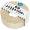 WoodPress® Bordatura termoadesiva in vero legno 30mm Betulla, 7,5 m | Rotolo termoadesivo con colla termofusibile, bordo in vero legno per riparare e rifinire mobili, mensole e armadi