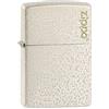 Zippo Accendino Zippo® Classic Mercury Glass 49181ZL, Accendino Antivento Ricaricabile Zippo, Realizzato in Metallo con Caratteristico click Zippo, Color Argento e Bianco, Made in USA, Ottima Idea Regalo