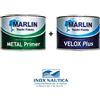 MARLIN METAL PRIMER 0,5 lt + VELOX PLUS 0,5 lt ANTIVEGETATIVA ELICHE ASSI