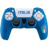 Qubick Custodia controller Qubick Figc Italia per PS4 Blu [8022253010690]