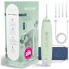 NEOPULSE® My First Jet Dentale Ultra-Compact - Idropulsore 2 in 1-4 cannule, 6 pressioni regolabili, 165 ml serbatoio rimovibile - elimina la placca dentale, pulisce i dispositivi ortodontici - verde