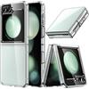 JETech Cover per Samsung Galaxy Z Flip 5, Cristallo Trasparente PC Rigido Guscio, Antigraffio Antiurto Sottile Protettiva Cellulare Custodia (Trasparente)