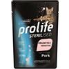Prolife gatto sterilised adult grainfree sensitive maiale bustina 85 gr