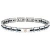 Maserati Bracciale da uomo, Collezione Jewels, in Acciaio, Ceramica - JM220ASR08