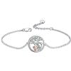 YFN Bracciale Elefante Argento Sterling 925 Gioielli Moda Regali per donna Ragazze