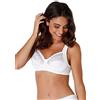 Lovable Reggiseno senza Ferretto e Coppe in Cotone Jacquard Donna, Nero, 85C