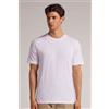 Intimissimi T-shirt In Cotone Fiammato Bianco