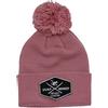 Surf Monkey DRESSED IN MUSIC PLAY WITH ME Beanie Cappello Bambino/Bambina Surf Monkey® Taglia Unica Cappello Invernale con Pompon, Rosa, Taglia unica
