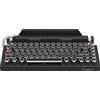 Qwerkywriter QWERKYTOYS Qwerkywriter Tastiera meccanica con cavo e wireless ispirata alla macchina da scrivere, stile retrò, con supporto per tablet
