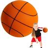 TARAKO Silent Basketball, Bouncing Ball Silent Basketball, Indoor Bouncing Ball Silent Basketball, Training Foam Ball, Easy to Grip Quiet Basketball, With Basketball Frame And Netting, Size-3/Size-5/Size-7
