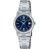Casio LTP-V002D-2B3 Women's Standard Stainless Steel Blue Dial Date Watch